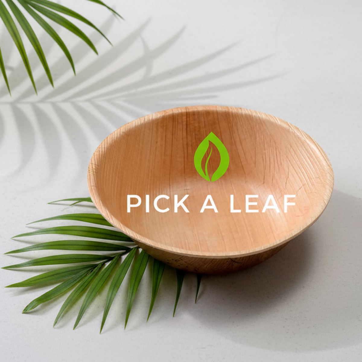 5’ Round Areca Leaf Bowl (10x10)