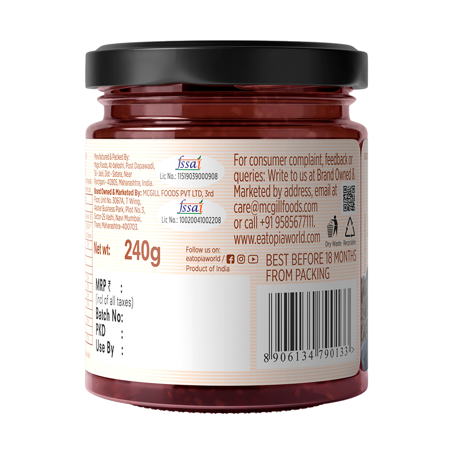 Mixed Berry Honey Jam - 240g
