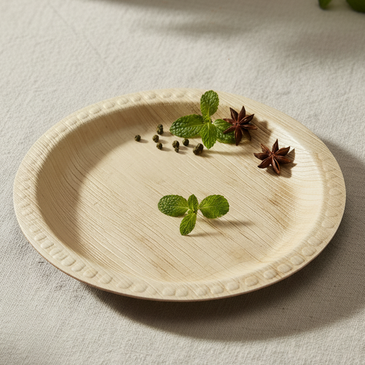 12’ Oval Areca Leaf Tray (10x10)