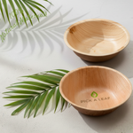 6’ Round Areca Leaf Bowl (10x10)