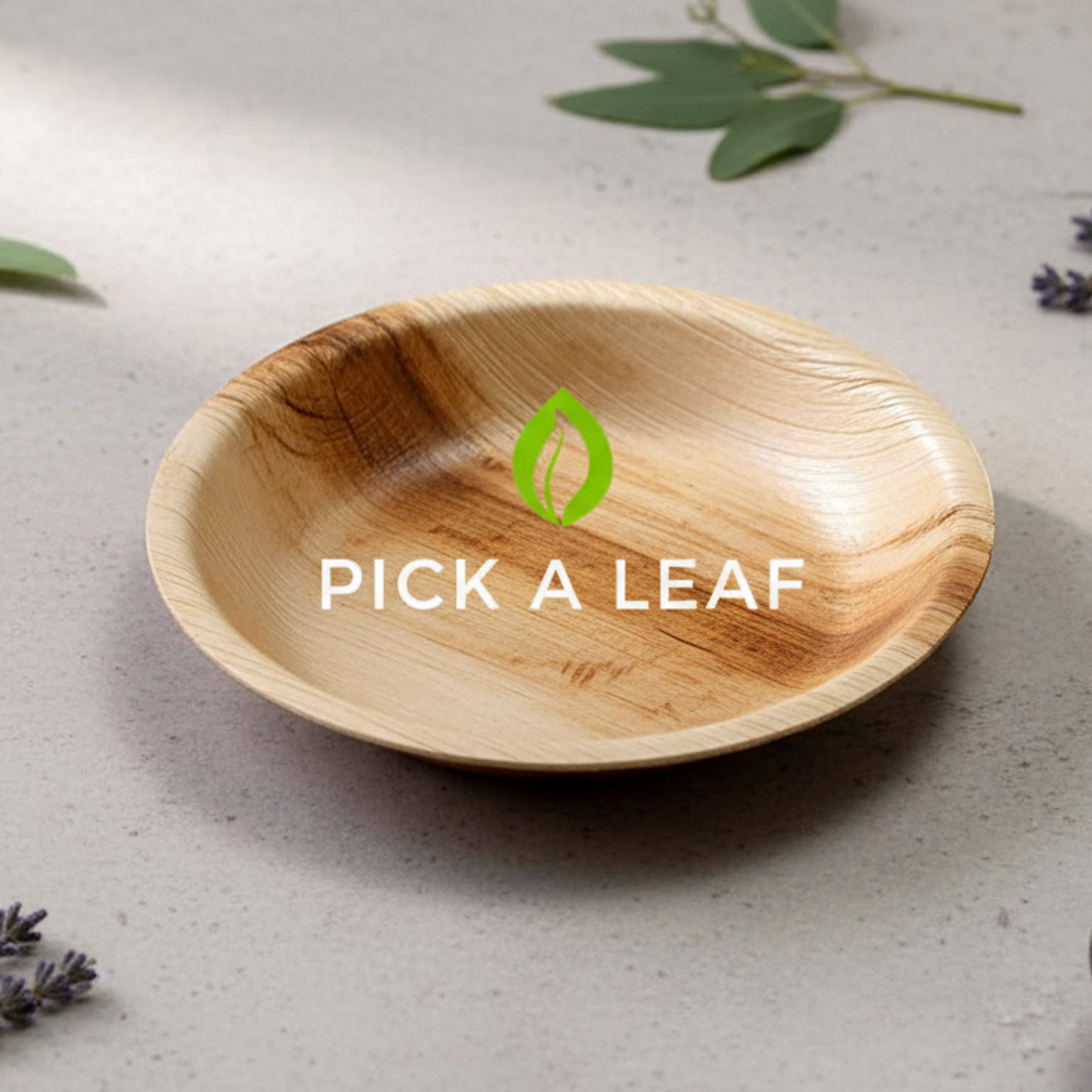 7' Round Areca Leaf Plate (10x10)