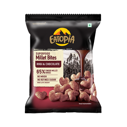 Superfood Millet Bites - Ragi & Chocolate - 50g