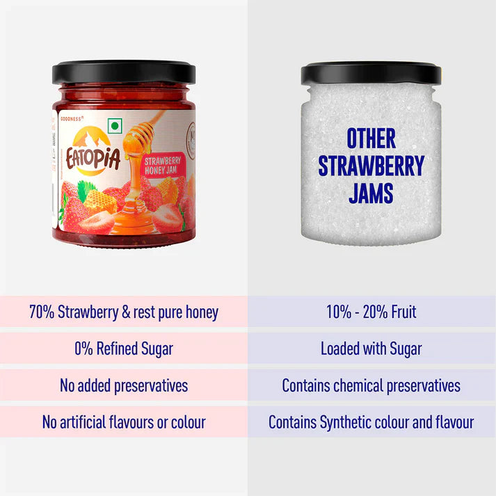 Strawberry Honey Jam (240g)
