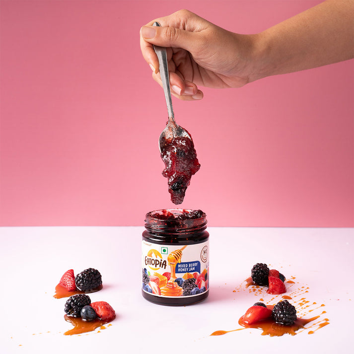 Mixed Berry Honey Jam (240g)