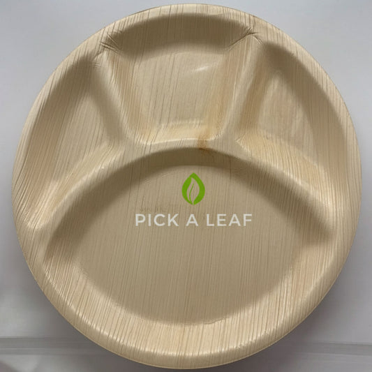 4 Compartments Areca Leaf Plate (10x10)