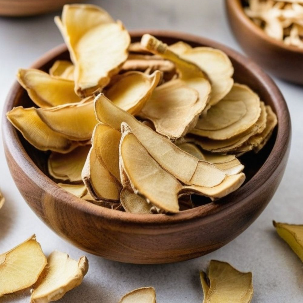 Split dried ginger