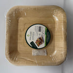 9’ Shallow Square Areca Leaf Plate (10x10)